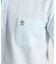 マンシングウェア MUNSINGWEAR ストレッチシアサッカーストライプ台襟付き半袖ポロシャツ
