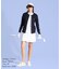 マンシングウェア MUNSINGWEAR 【MUNSINGWEAR's WHITE】ストレッチスカートキュロット