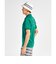 マンシングウェア MUNSINGWEAR サンスクリーンNIRハイゲージ鹿の子パッチワーク半袖シャツ