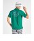 マンシングウェア MUNSINGWEAR サンスクリーンNIRハイゲージ鹿の子パッチワーク半袖シャツ