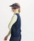 マンシングウェア MUNSINGWEAR ロゴメッシュクルーネックニットベスト