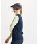 マンシングウェア MUNSINGWEAR ロゴメッシュクルーネックニットベスト