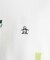 飛びロゴインターシャVネックニットベスト