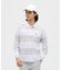 マンシングウェア MUNSINGWEAR 吸汗速乾先染めボーダー長袖ポロシャツ