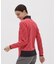 マンシングウェア MUNSINGWEAR ロゴジャカードハーフジップ長袖シャツ