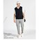 アメリカン・シーアイランドコットンメッシュ柄Vネックベスト