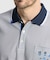 マンシングウェア MUNSINGWEAR Sunscreen NIR 細線バーズボーダー長袖ポロシャツ