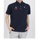 ルコックスポルティフ ゴルフ le coq sportif golf 【Sunscreen NIR】無地鹿の子半袖シャツ