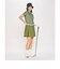 ルコックスポルティフ ゴルフ le coq sportif golf カラーブロック総柄半袖シャツ