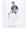 ルコックスポルティフ ゴルフ le coq sportif golf シアサッカーロングパンツ