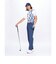 ルコックスポルティフ ゴルフ le coq sportif golf シアサッカーロングパンツ