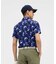 ルコックスポルティフ ゴルフ le coq sportif golf 小柄プリント半袖シャツ