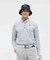 ルコックスポルティフ ゴルフ le coq sportif golf トライアングルプリント長袖シャツ