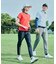 ルコックスポルティフ ゴルフ le coq sportif golf 【セミワイドシルエット】モックネック半袖シャツ