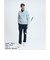 吸湿発熱スタンドカラーハーフジップミドラー