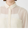 ブライトローン ダブルポケットシャツブラウス
