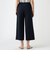 ミラノリブ ワイドクロップドパンツ