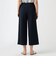 ミラノリブ ワイドクロップドパンツ