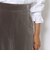 ポリエステルベルベット クロップドストレートパンツ