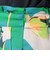 アイヴィーフラワープリント フロントタックワイドパンツ