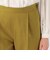 ポリエステルウールツイル タックテーパードパンツ