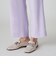グロッシーツイル タックストレートパンツ
