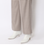ウールフラノ セミワイドパンツ