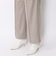 ウールフラノ セミワイドパンツ