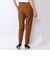 レーヨンストレッチ タックテーパードパンツ