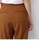 レーヨンストレッチ タックテーパードパンツ