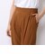 レーヨンストレッチ タックテーパードパンツ