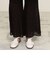 ジャカードドット フレアパンツ