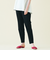 ポリエステルコットンジャージー フロントタックテーパードパンツ