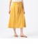 セルロースツイル ベルテッドフレアスカート