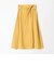 セルロースツイル ベルテッドフレアスカート