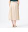 セルロースツイル ベルテッドフレアスカート