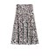 ゼブラプリント フレアミディスカート