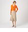 フェイクスエード マーメイドミディスカート