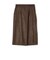 フェイクスエード ラップスカート