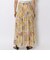 ポリエステルプリント タックマキシスカート