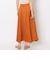 キュプラポリエステル ロングフレアスカート