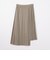 リキッドジョーゼット アシンメトリープリーツスカート