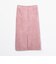 レーヨンコットンコーデュロイ Iラインタイトスカート