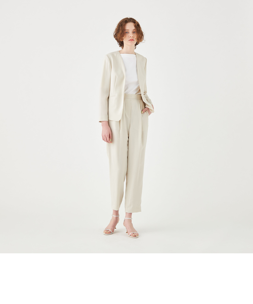 美品/2023年✨ボールジィ コンフォートストレッチツイル ノーカラージャケット BALLSEY（ボールジィ）の「コンフォートストレッチツイル ノー