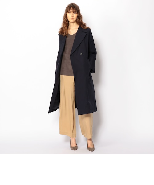 ポリエステルコットン ベルテッドダウンコート｜トゥモロ－ランドの