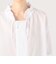 コットンボイルローン ギャザーカラーブラウス