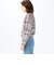 ウールナイロンジャカード フロントオープンカーディガン