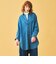 コットンライトデニム ロングシャツ