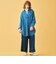 コットンライトデニム ロングシャツ