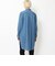 コットンライトデニム ロングシャツ